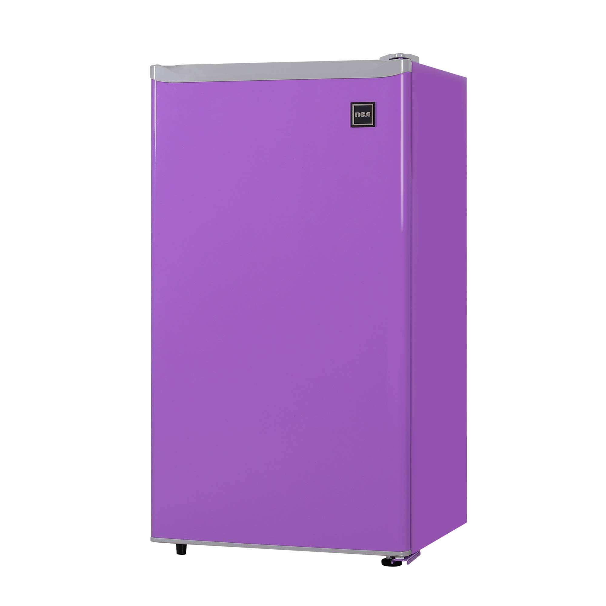 RCA Rfr320-purple 3.2 Cu ft Compact Fridge, Mini Refrigerator, Purple