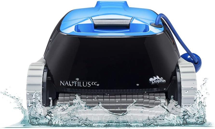 DOLPHIN Nautilus CC Automatic Robotic Pool Cleaner - Ideal for Above and In-Ground Swimming Pools up to 33 Feet - with Large Capacity Top Load Filter Basket…