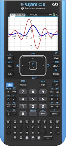 Texas Instruments TI-Nspire CX II CAS Color Graphing Calculator with Student Software (PC/Mac)