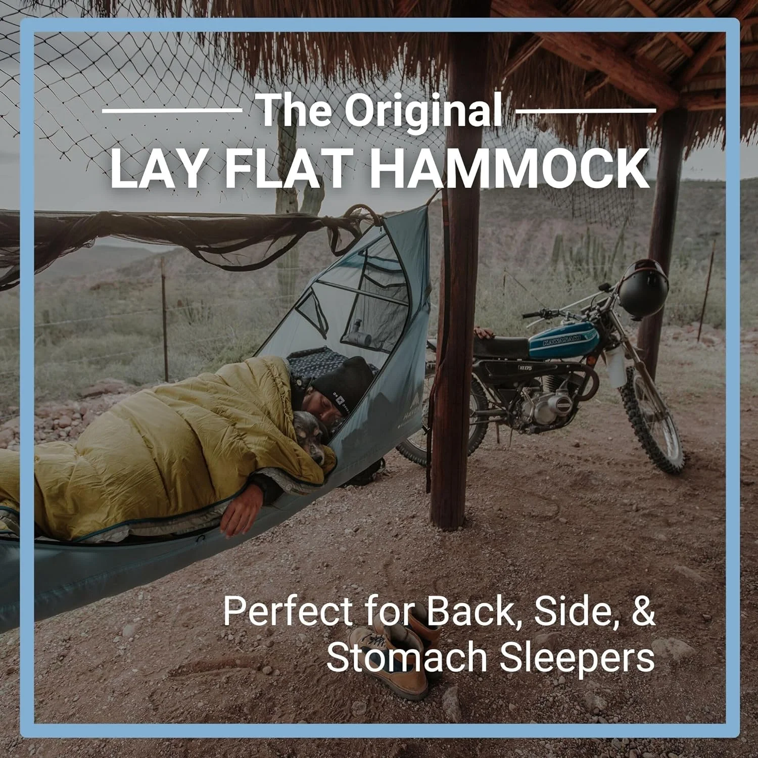 Haven Tent XL Lay Flat Hammock Tent - Tent & Camping Hammock with Mosquito Net - Includes Insulated Pad and - 80
