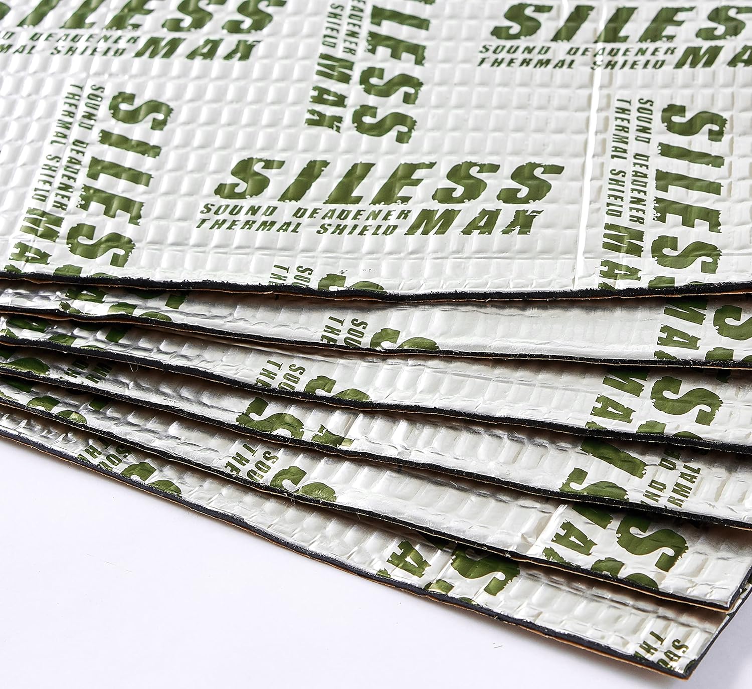 Siless Max 120 mil (3mm) 36 sqft Car Sound Deadening mat - Butyl Automotive Sound Deadener - Noise Insulation and Vibration Dampening Material (36 sqft)