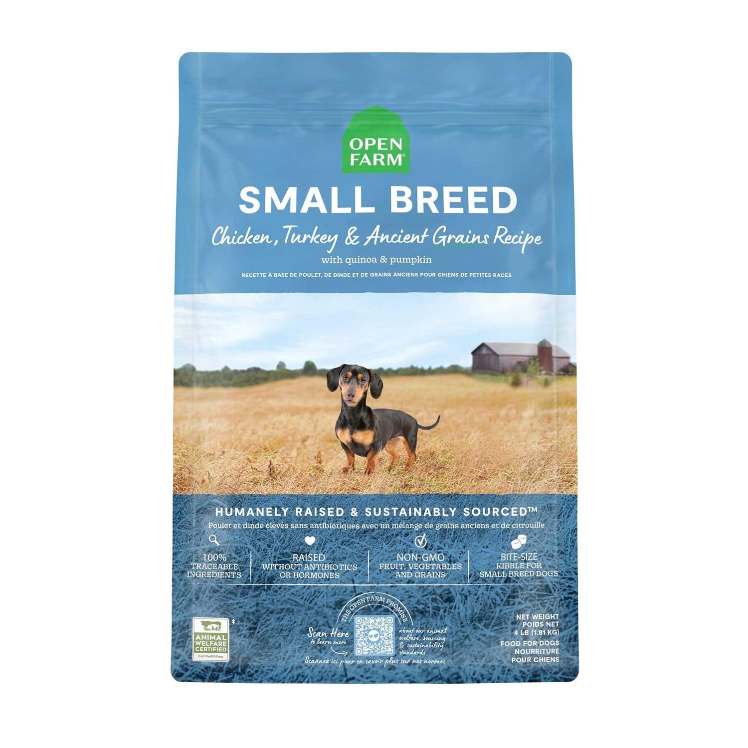 Open Farm Small Breed Ancient Grains Dry Dog Food - Pet Supplies online store