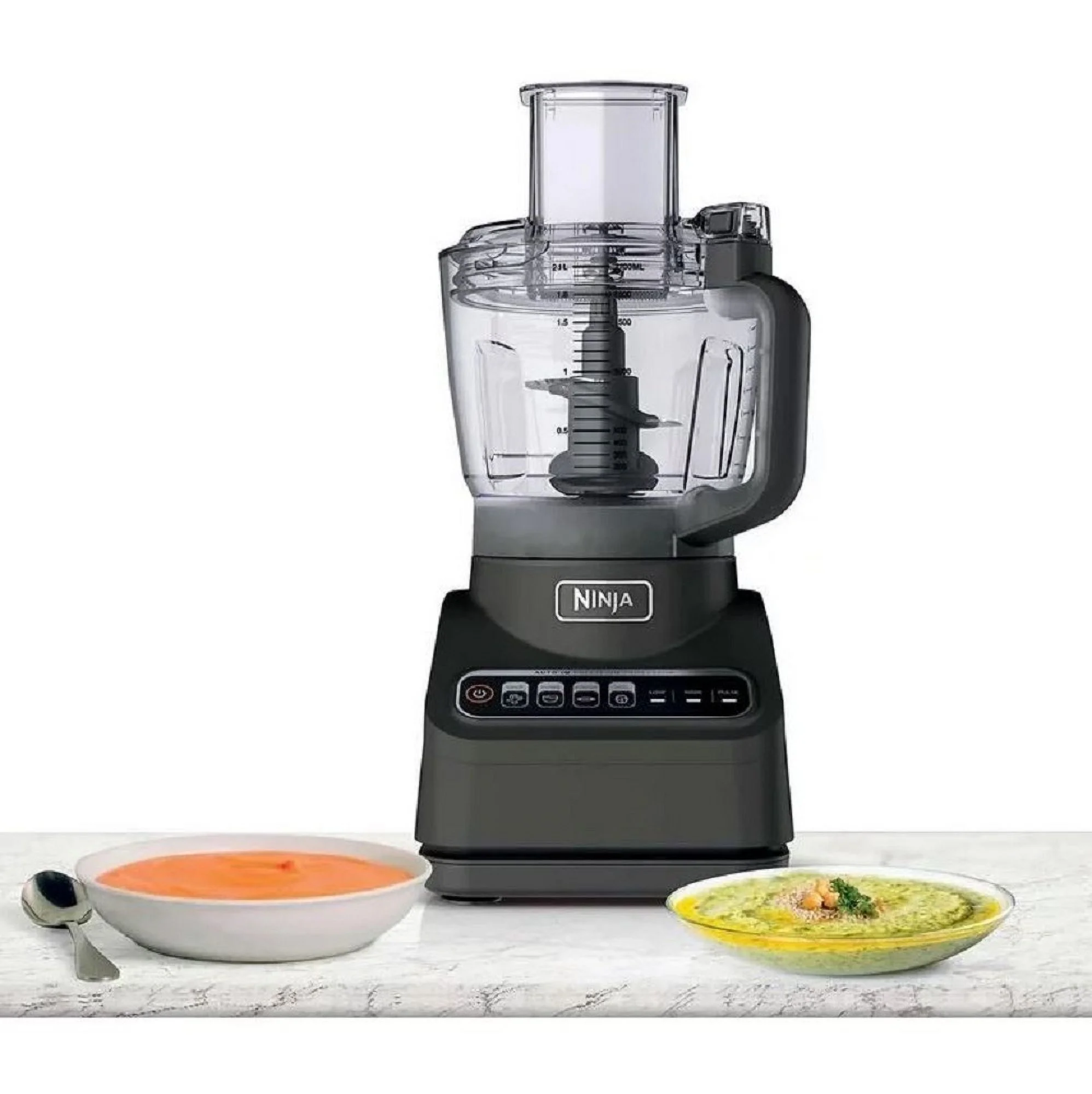 Open Box Ninja Professional Plus Food Processor Auto-iQ 9-Cup Capacity Silver FP601CO