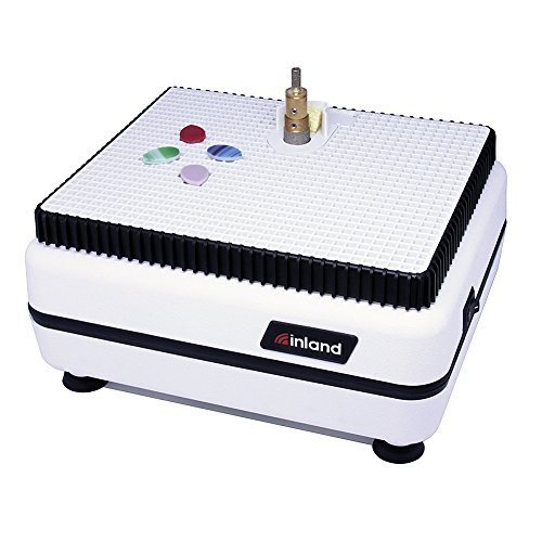 Inland Craft WizCG Glass Grinder, Precision Tool Edging Grinding Shaping Drilling, Essential Stained Glass Grinder Machine Mosaics for Professionals & Hobbyists, Includes 2 Diamond Grinding Bits