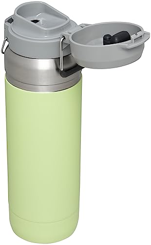 Stanley Quick Flip GO Water Bottle 36 oz | Push Button Lid | Leakproof and Packable for Travel and Sports | Insulated Stainless Steel | BPA-Free | Charcoal
