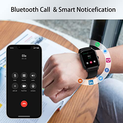 Smart Watch for Men Women (Answer/Make Call), 1.85