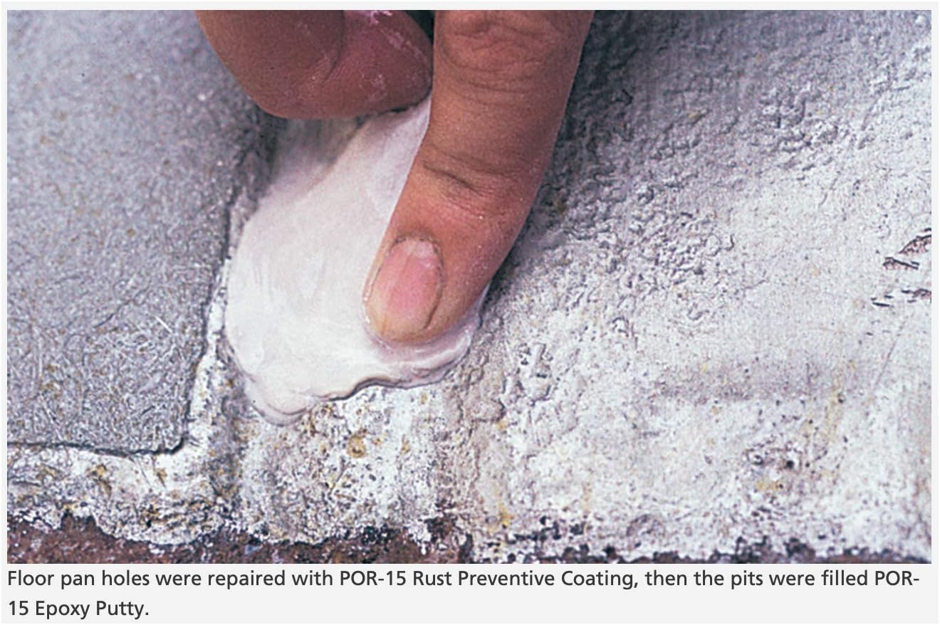 POR-15 Floor Pan and Trunk Restoration Kit - Repair, Restore, & Protect