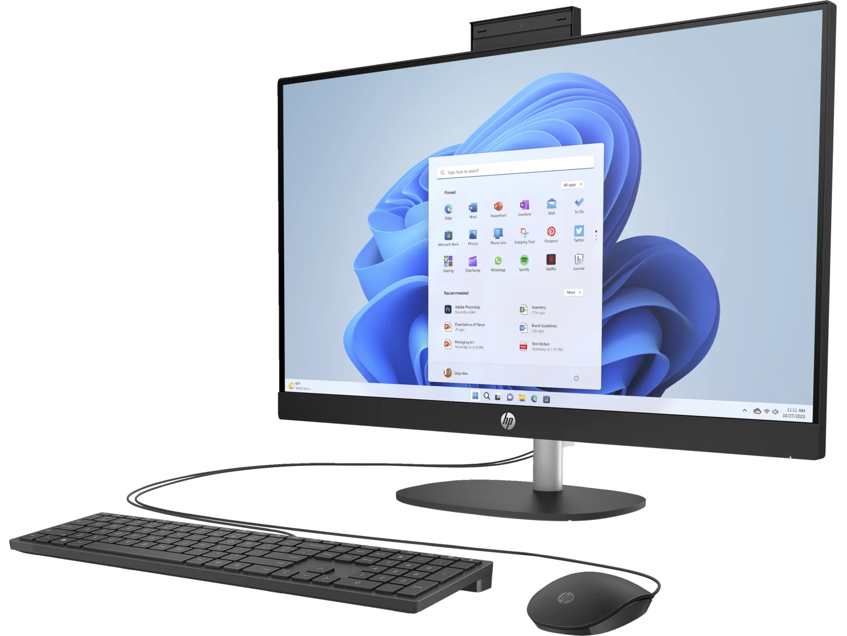 HP Essential All-in-One Computer 27