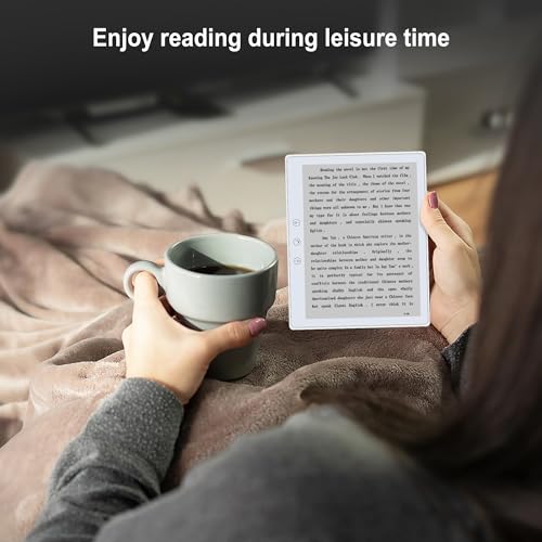 Veidoo 5.8 inch Ebook Reader, HD Touch Screen Carta E-Ink Technology, 32GB ROM(TF Card Expansion to 64G), WiFi, Long Endurance, Android E-Reader(White)