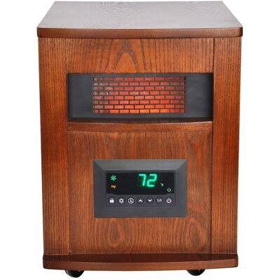 1,500 Watt Electric Infrared Cabinet Heater with Adjustable Thermostat Lifesmart