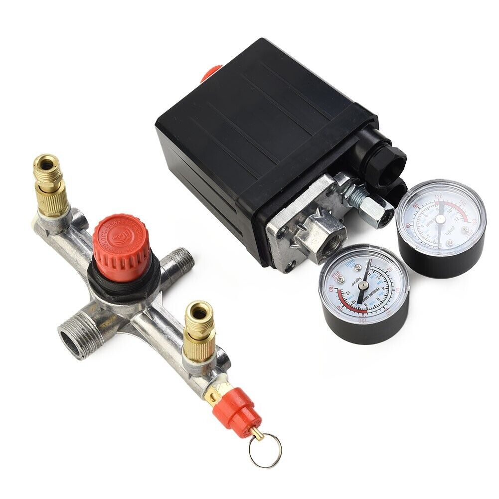 Parts Air Compressor Pressure Control Switch Valve Manifold Assembly-Parts