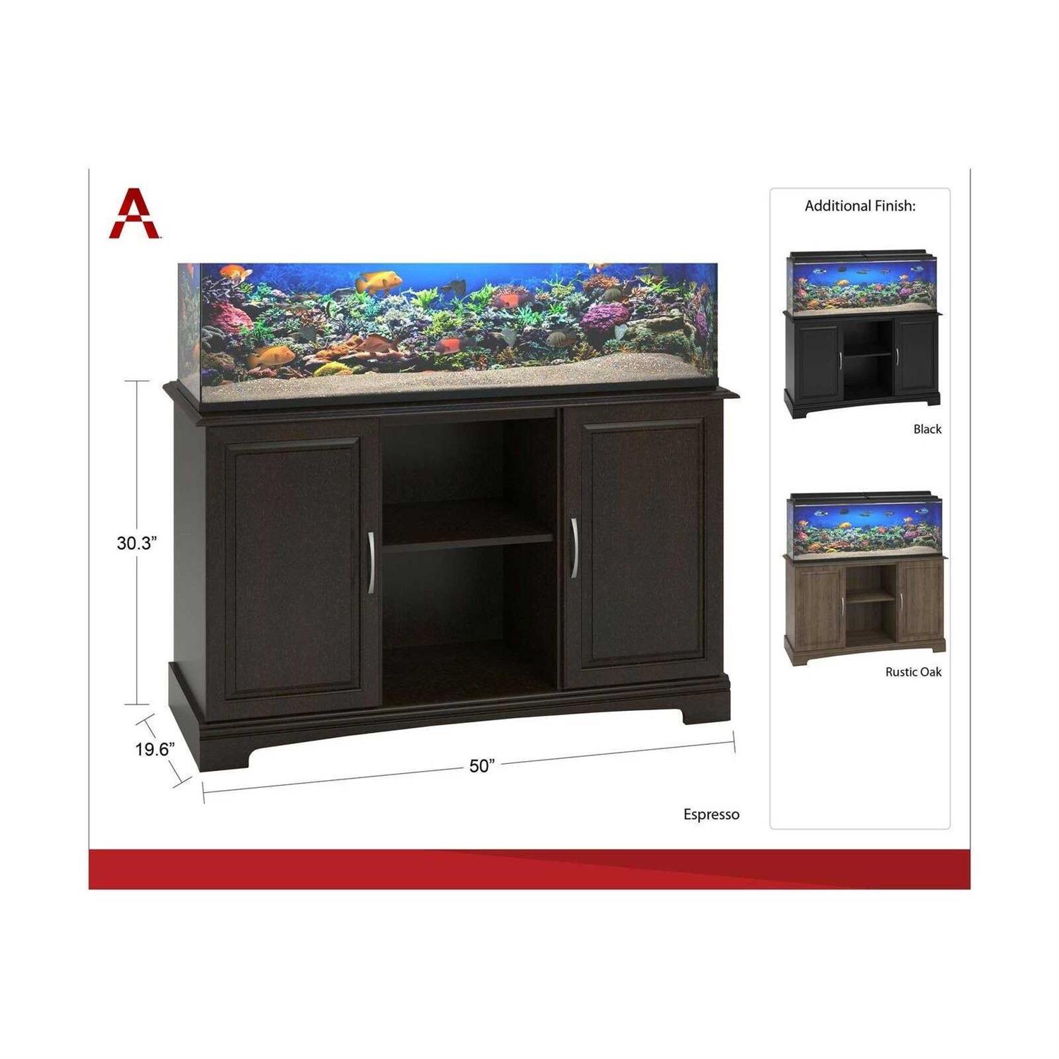 Ameriwood Home Alta Vista 50 75 Gallon Aquarium Stand - Pet Supplies online store