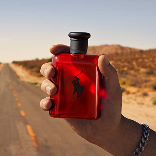 Ralph Lauren - Polo Red - Eau de Toilette - Men's Cologne - Woody & Spicy - With Grapefruit, Saffron, and Redwood - Medium Intensity