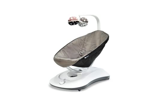4moms RockaRoo Baby Rocker with Front to Back Gliding Motion, Graphite