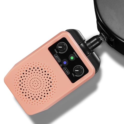 JOYO Mini Guitar Amp 5W Portable - Rechargeable Bluetooth Combo Amplifier with Built-in Effects (Clean, Overdrive, Distortion, Reverb) Compact Practice Amp for Electric Guitar Plug in, Black (JA-05G)