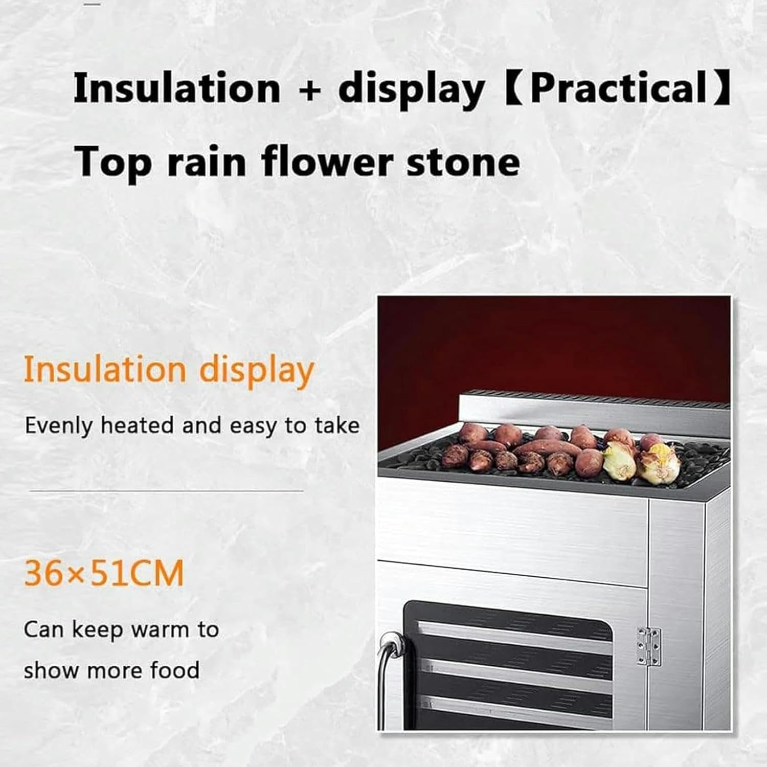 Home Sweet Potato Oven, 100 -Liter Coal Pizza Oven, Stainless Steel Sweet Potato Oven, 36 * 48 M Baking Size, Used To Make Pizza, Sweet Potatoes, Barbecue