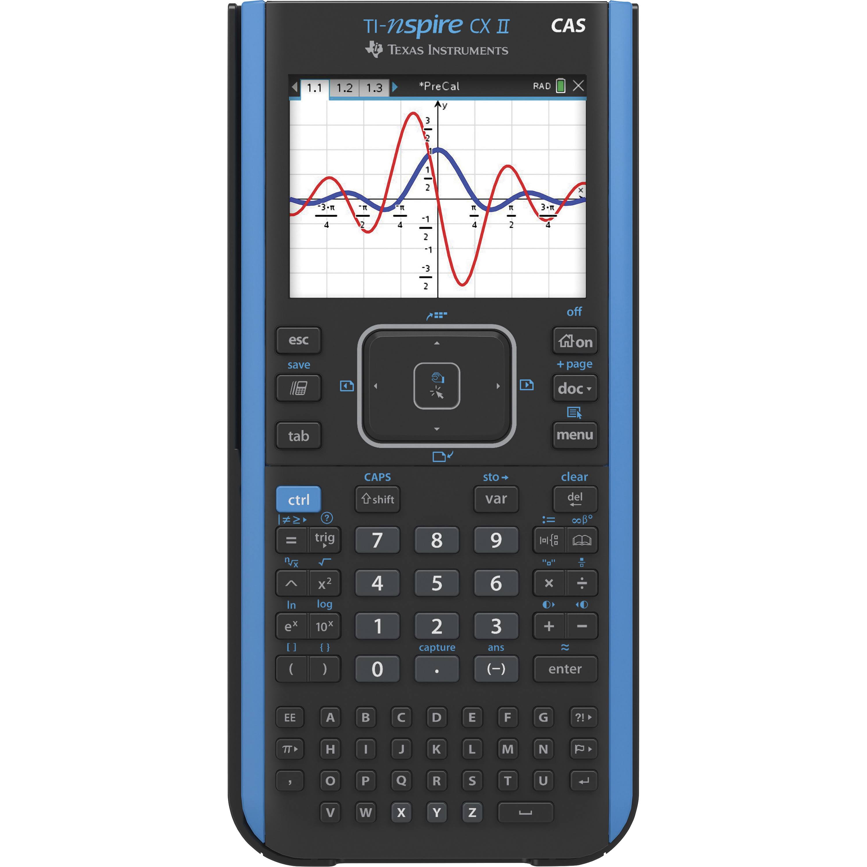 Texas Instruments Nspire CX II CAS Student So Graphing Calculator