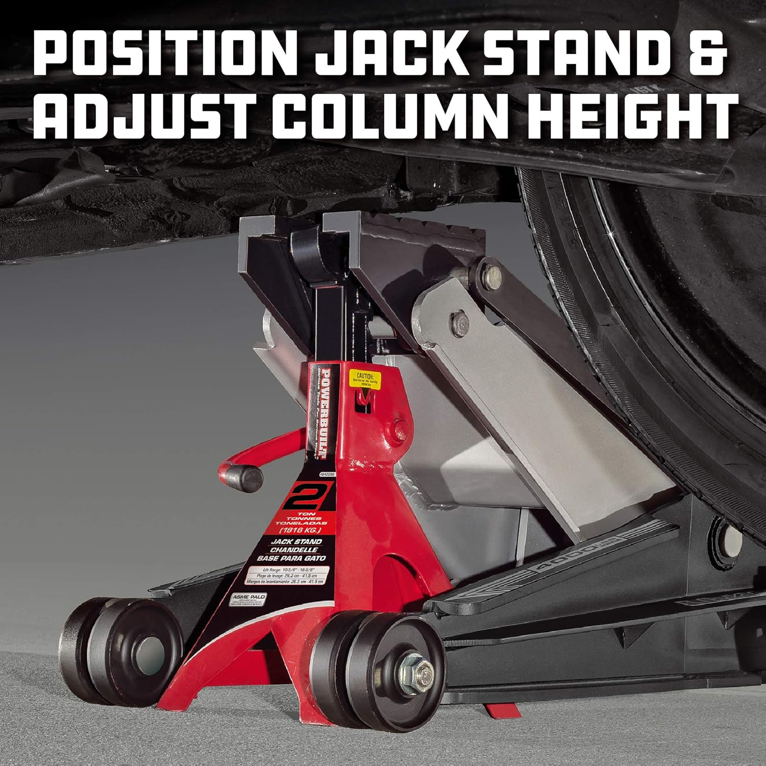 Powerbuilt 620516 2 Ton, U 4000 lbs UJack Garage Jack