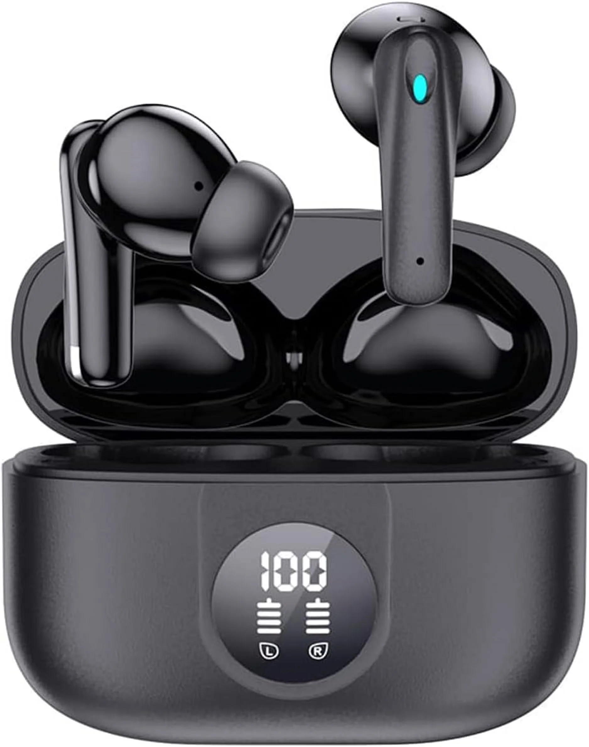 P91 Pro Earbuds Bluetooth 5.3 ANC+ENC TWS Long Playtime HiFi Headphone Active Noise Canceling Waterproof