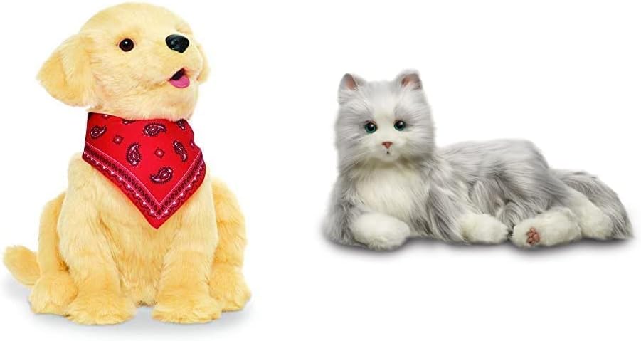 Ageless Innovation Joy For All - Companion Pets Golden Pup Lifelike & Realistic