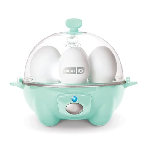DASH Rapid Egg Cooker: 6 Egg Capacity Electric Egg Cooker for Hard Boiled Eggs, Poached Eggs, Scrambled Eggs, or Omelets with Auto Shut Off Feature - Black - Radiant Selections