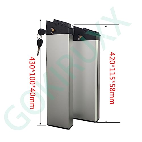 Folding Ebike Battery 48V 10.4Ah 12Ah 13Ah 14Ah 15Ah 17.5Ah Electric Bike Lithium Battery for 350W 450W 500W 750W Built-in Foldable Bicycle Li-ion Battery Pack Replaceable