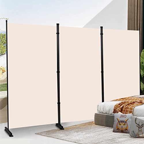 YASRKML Room Divider 6ft Dividers and Privacy Screens, 3 Panel Partition Screen Portable Fabric Panel, Indoor Folding for Separation, Freestanding Wall Bedroom Black