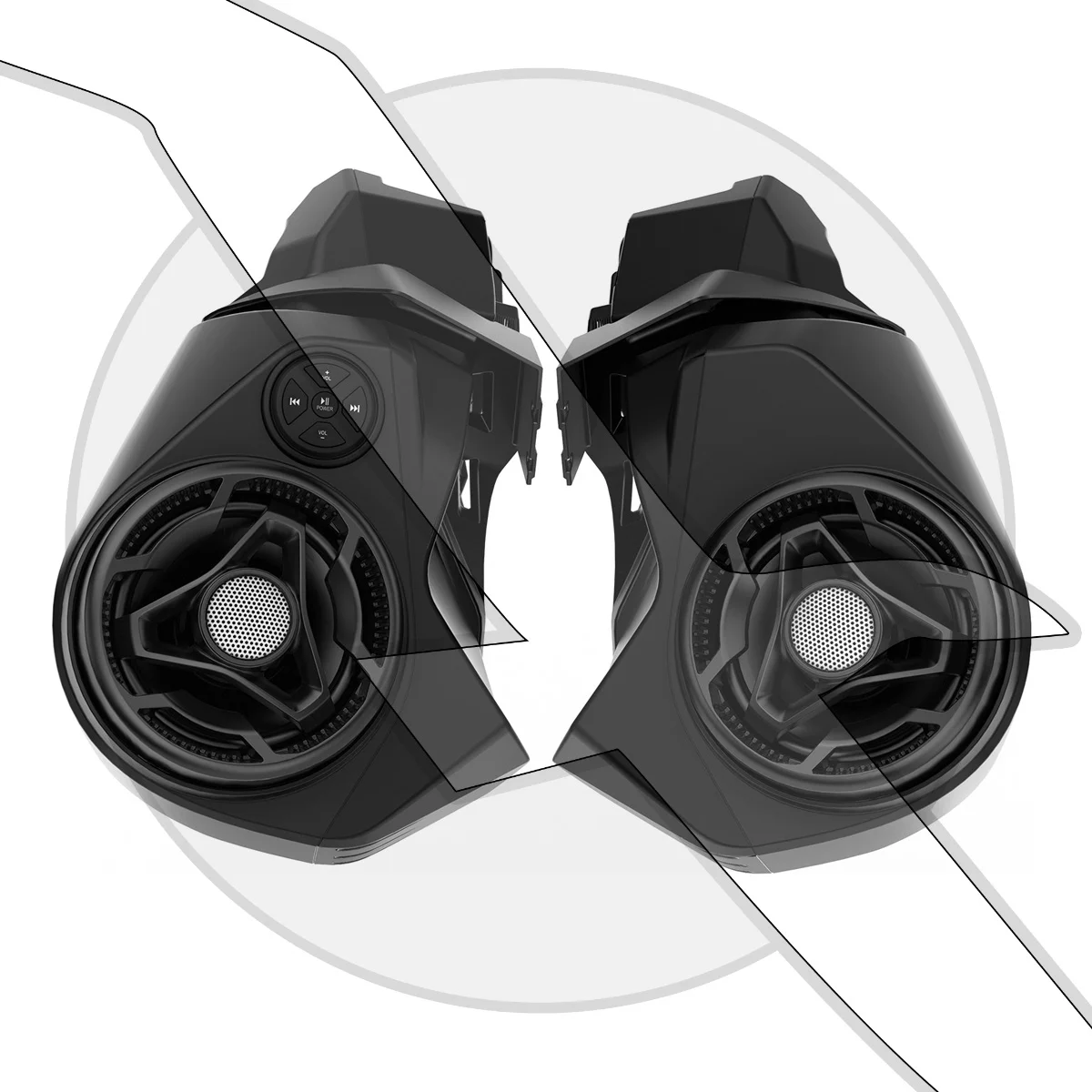 Sea Doo Jet Ski Waterproof Bluetooth Audio Speakers System RXT GTX 295100711