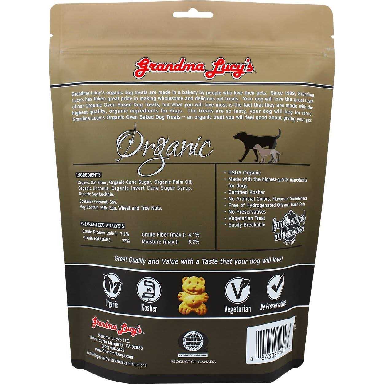 Grandma Lucy's Organic Cranberry Oven Baked Dog Treats - Pet Supplies online store