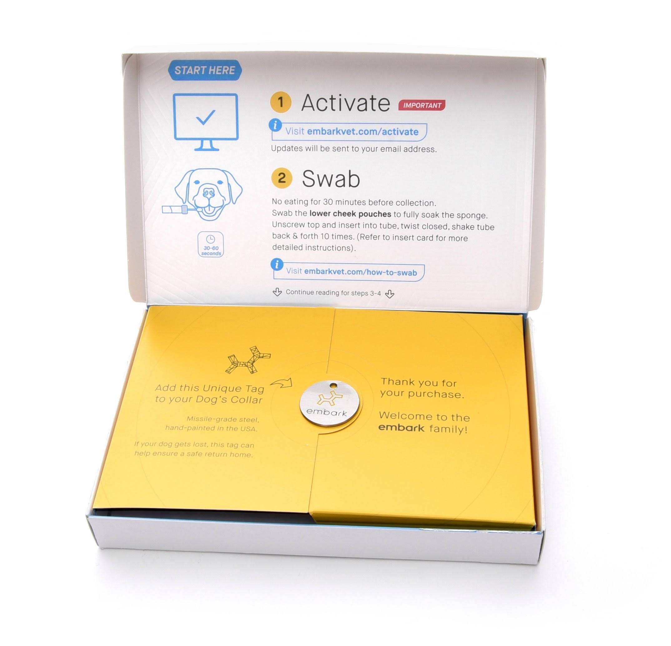 Embark | Dog DNA Test | Breed Identification | 160 Health Results | 200K Genetic Markers | Pack of 3