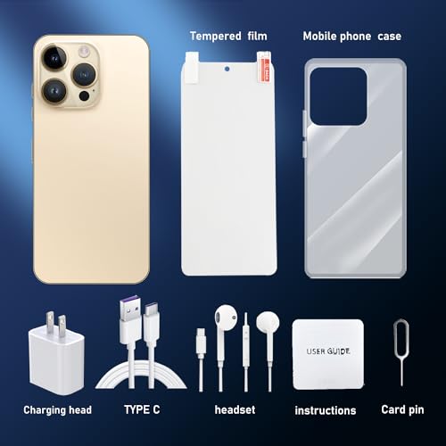 A15 PROMAX Smartphone, 6+256GB Unlocked Phone, Android 13.0, 48+108MP Zoom Camera, Long Battery Life 6800mAh, Dual SIM, 6.7“ HD Screen,5G Phone (Purple)