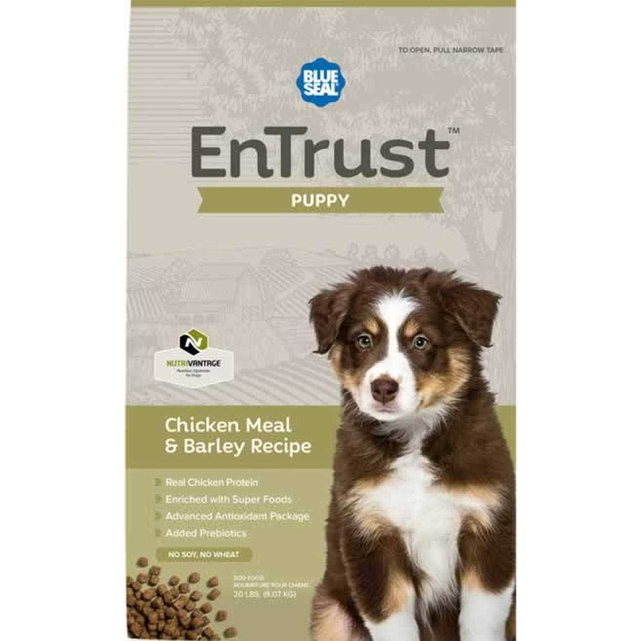 EnTrust Puppy Chicken Meal & Barley Recipe - Pet Supplies online store
