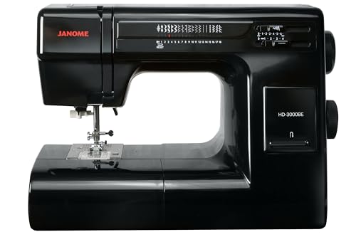 Janome Heavy Duty HD-3000 Black Edition Sewing Machine with Bonus 6 Piece Quilting Kit