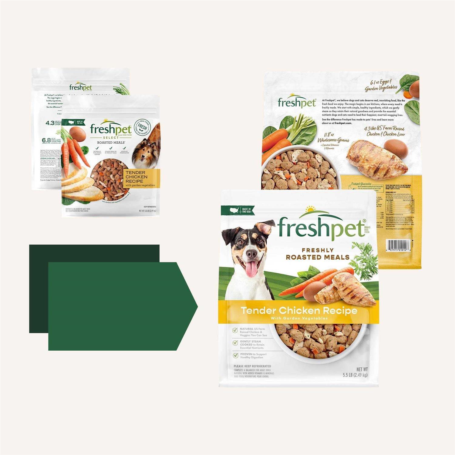 Freshpet Select Dog Food Tender Chicken Recipe - Pet Supplies online store