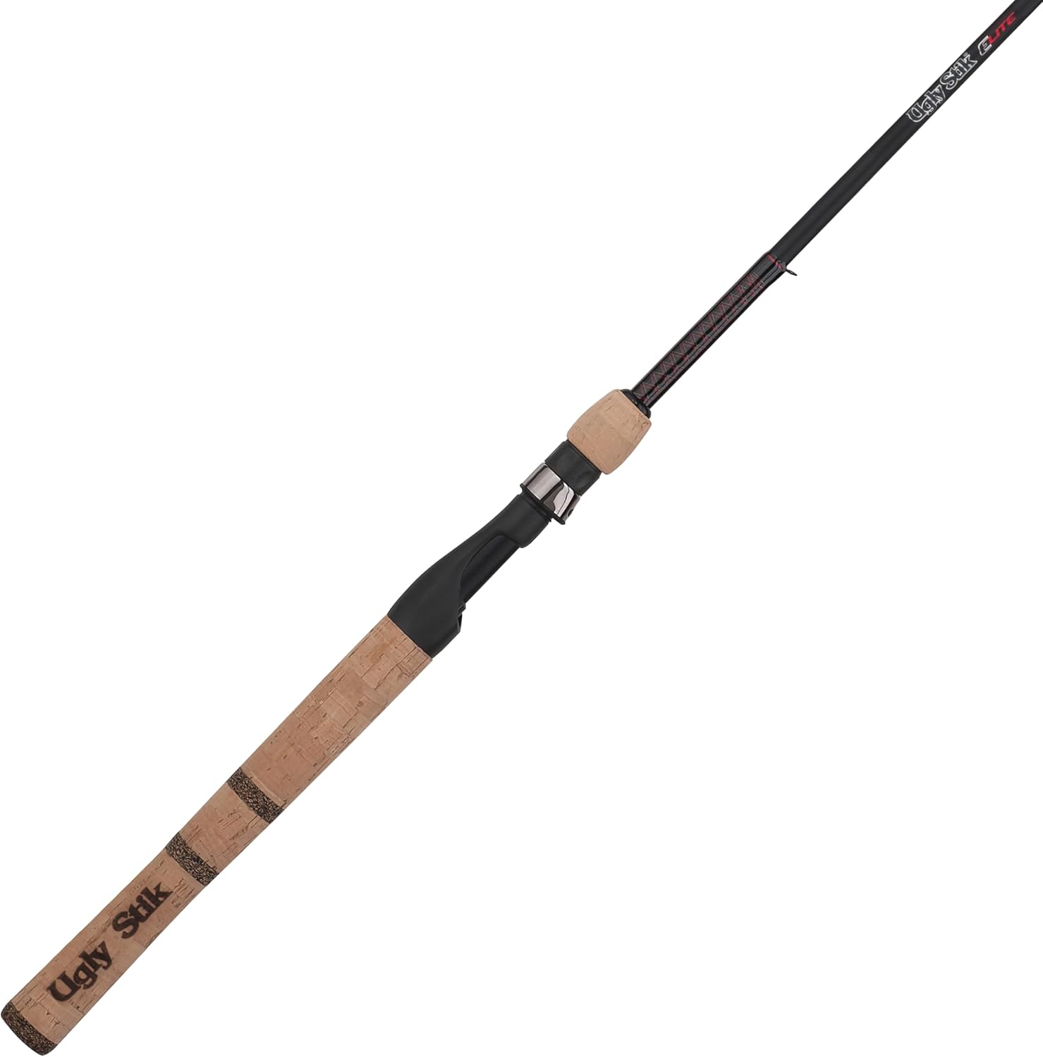 Shakespeare Ugly Stik 7’ Elite Spinning Rod, Two Piece Spinning Rod, 4-10lb Line Rating, Medium Light Rod Power, Medium Fast Action, 1/8-1/2 oz. Lure Rating
