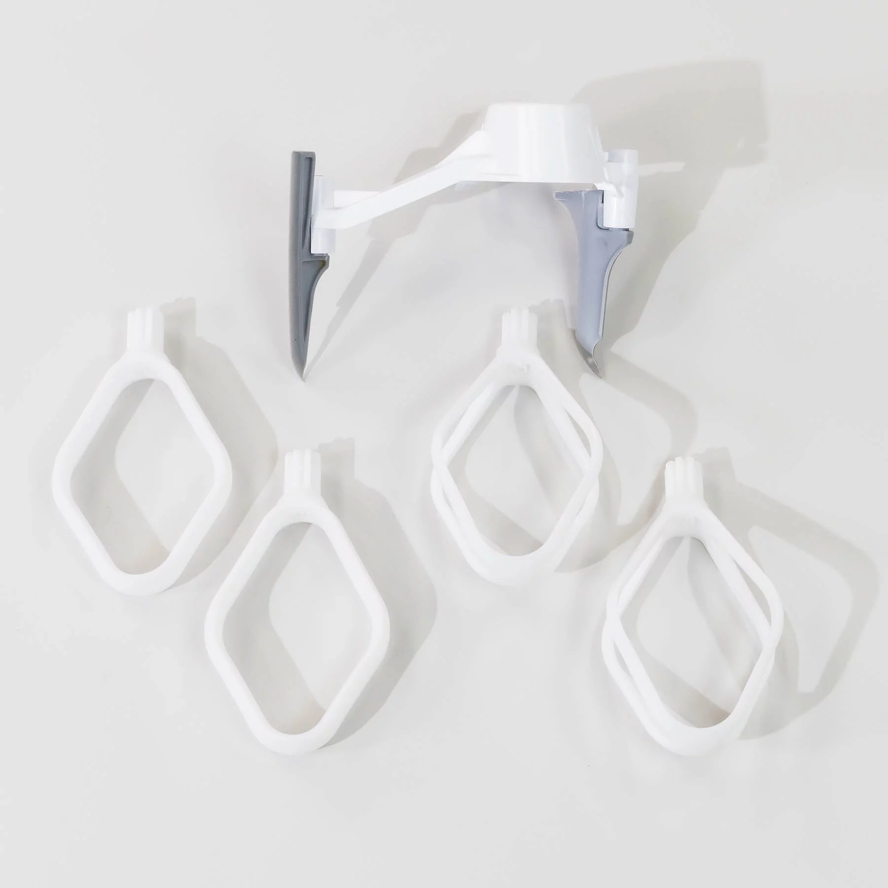 Baker's Pack Attachment Set for NutriMill Artiste Mixer and Bosch Universal Plus Mixer (Cake Paddles, Bowl Scraper & Cookie Paddles)