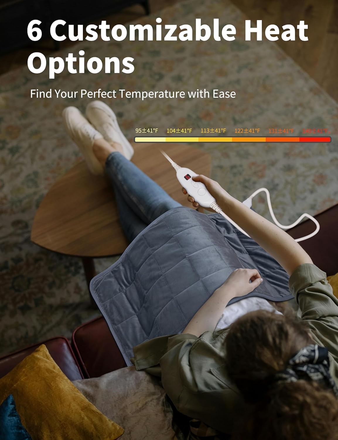 Weighted Heating Pad, 17''x 33