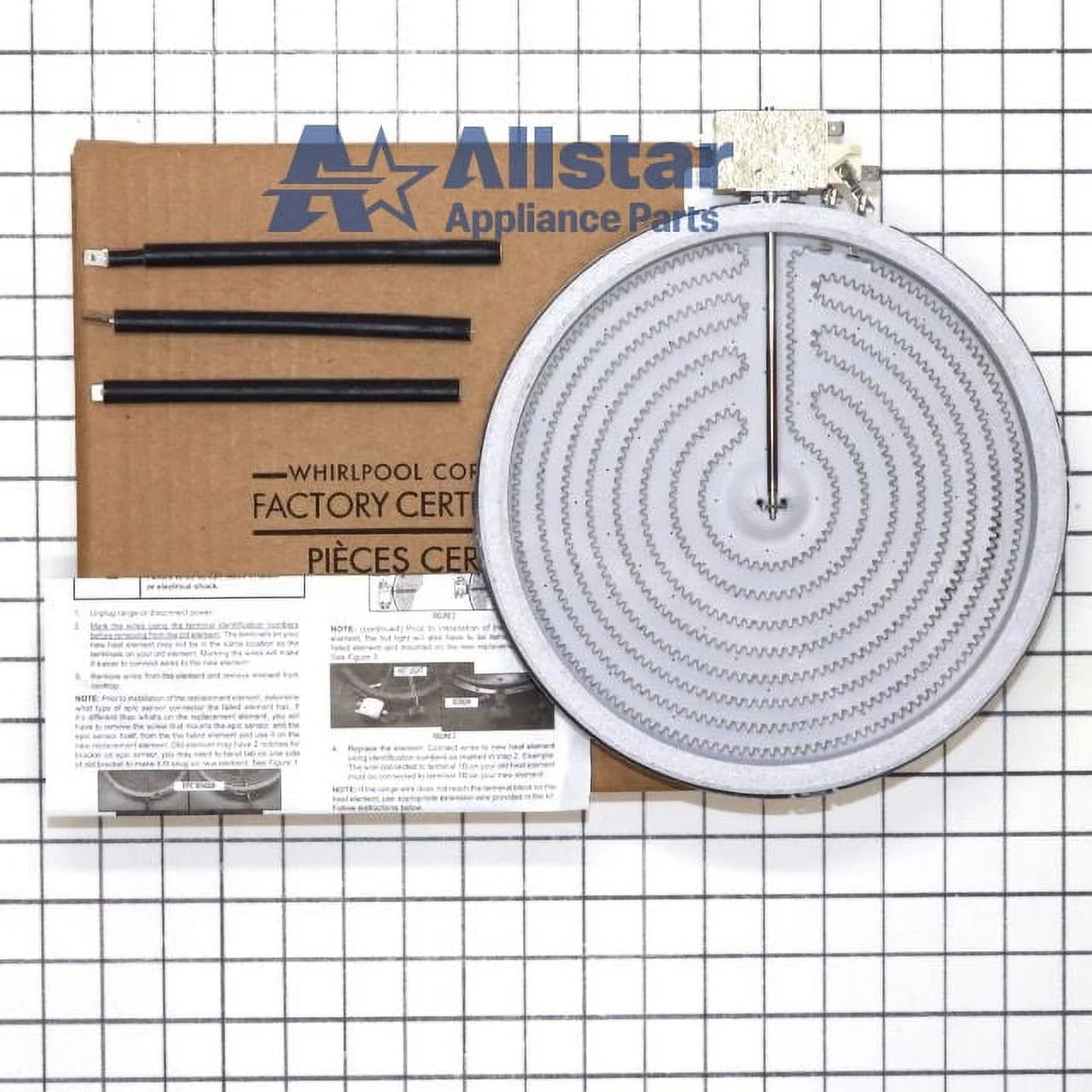 Whirlpool Range/Stove/Oven Radiant Surface Element W10823707