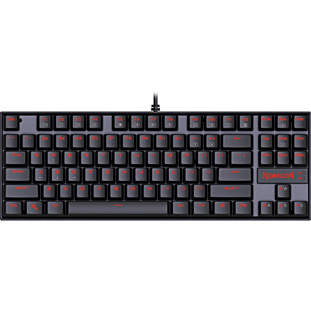 Redragon KUMARA K552 Led Backlit 87 Key Full Key Anti-Ghosting Spill Proof Design USB wired Mechanical Gaming Keyboard