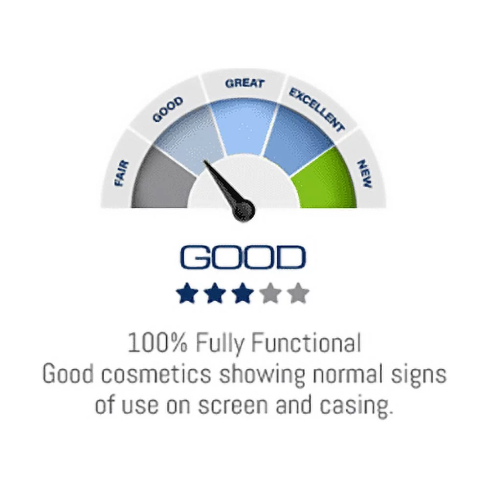 Restored Apple Watch Series 4 GPS+LTE w/ 44MM Space Gray Aluminum Case & Black Sport Band (Refurbished)