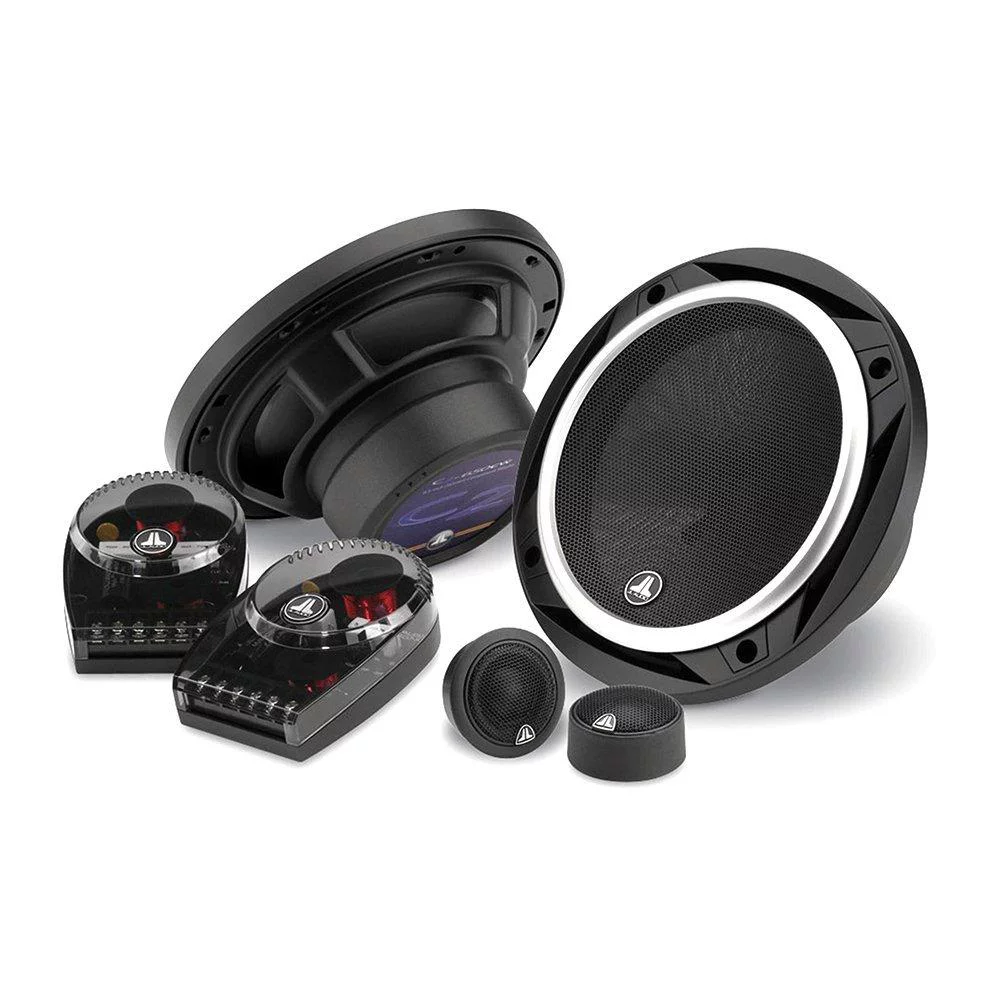 JL Audio C2-650 450W 6.5" 2-Way Evolution C2 Series Component Car Speakers System +JL Audio C2-690tx 450W 6" x 9" 3-Way Evolution C2 Series Coaxial Car Speakers- Bundle Spea