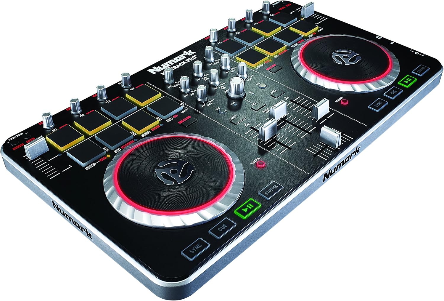 Numark Mixtrack Pro II USB DJ Controller with Integrated Audio Interface and Trigger Pads