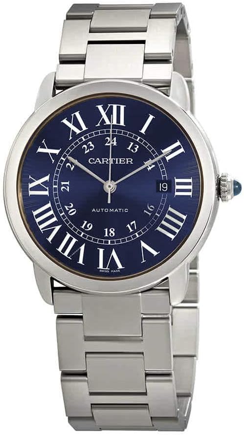 Cartier Ronde Solo Automatic Blue Dial Men's Watch WSRN0023