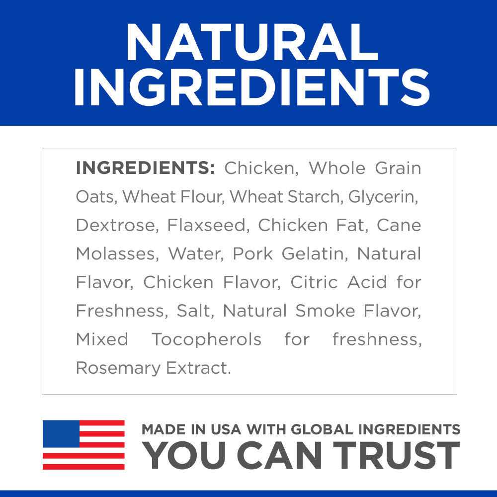 Hill's Natural Soft and Chewy Training Dog Treats Real Chicken - Pet Supplies online store