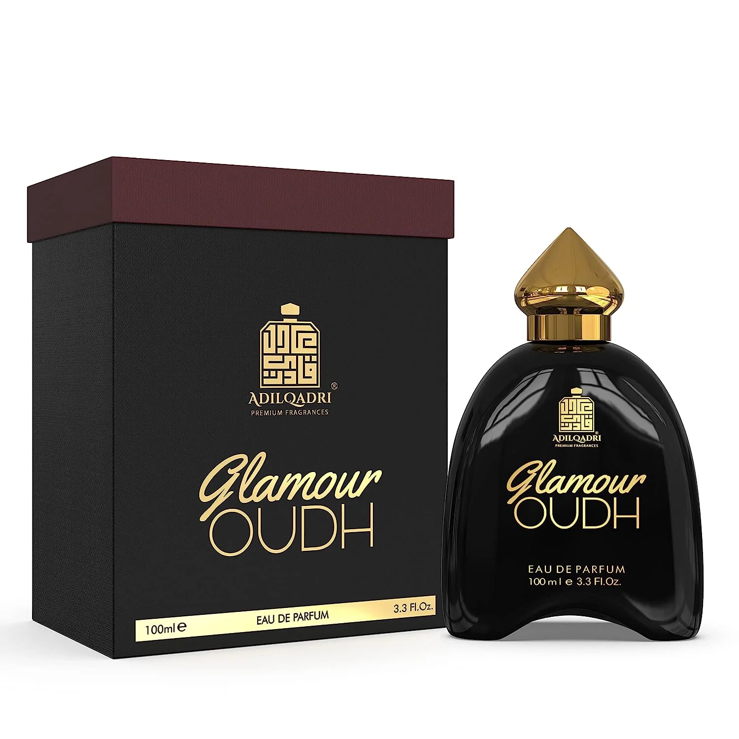 Adilqadri Glamour Oudh Perfume Spray Long Lasting Fragrance (100 ml)