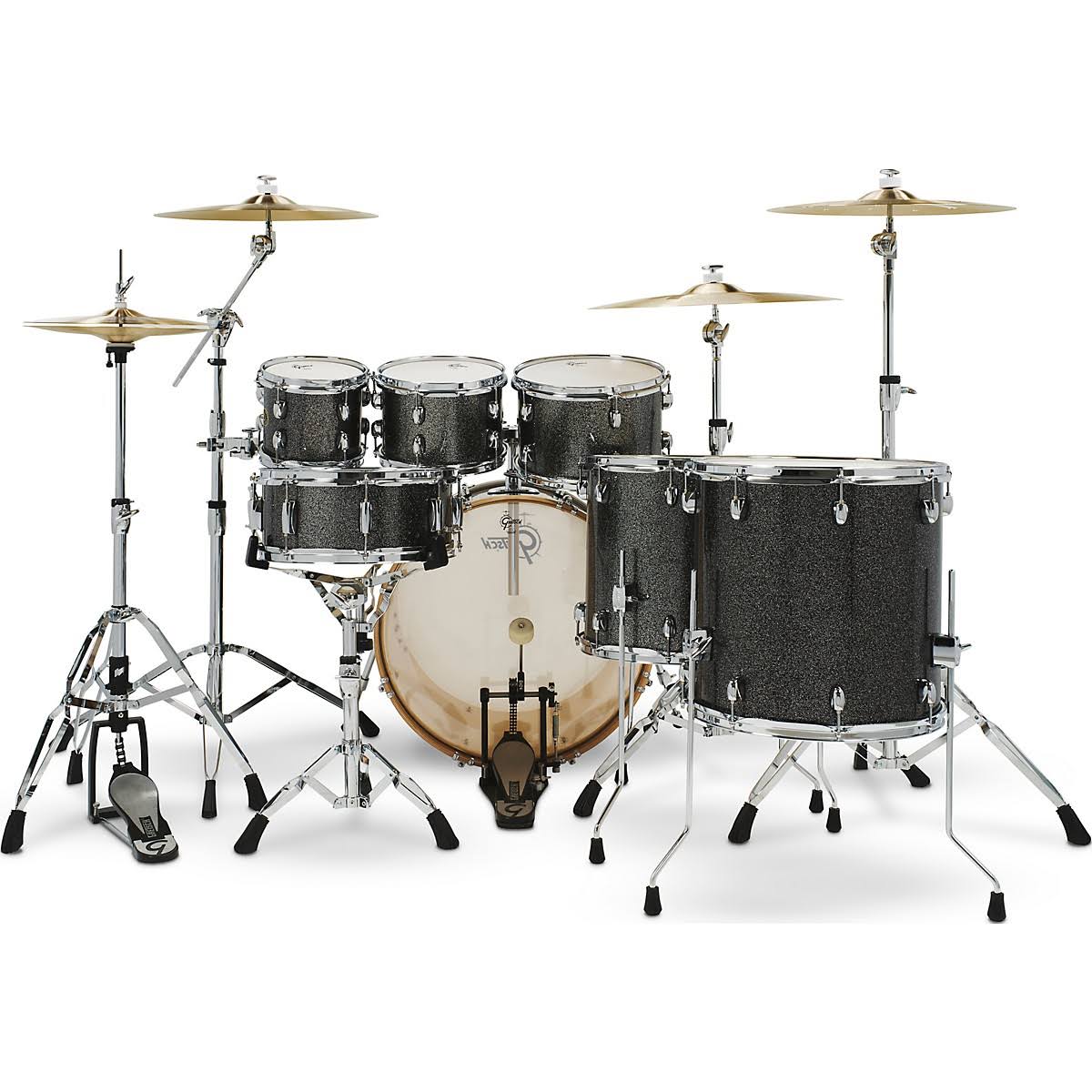 Gretsch Drums Catalina Maple 6-Piece Shell Pack with Free 8 in. Tom Black Stardust