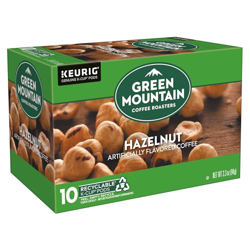 Green Mountain Coffee Roasters Hazelnut Coffee, Keurig Single-Serve K-Cup pods, Light Roast, 96 Count