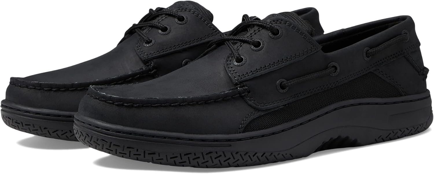 Sperry Men's Billfish 3-Eye Boat Shoe Black 10 M
