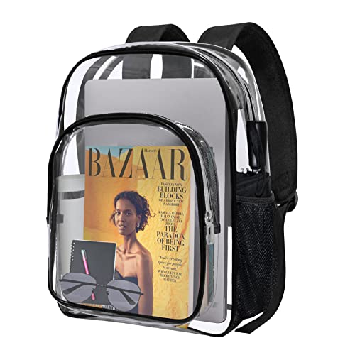 Clear Backpack Heavy Duty Transparent Backpack for Security Travel Work