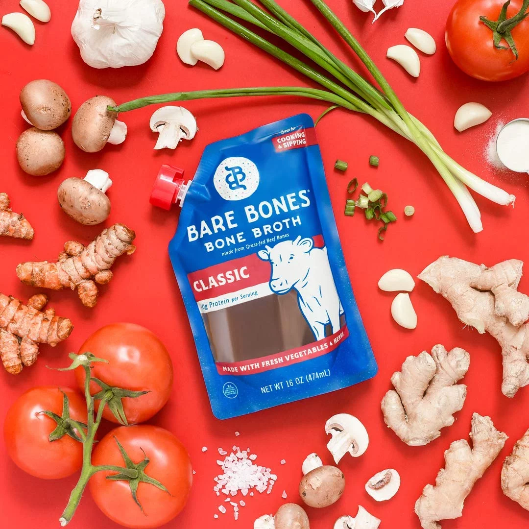 Bare Bones - 100% Grass-Fed Beef Bone Broth Classic Beef - 16 oz.